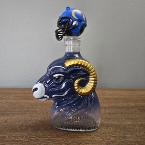 LA Rams 89 Anniversary Liquor Whiskey Bottle Decanter Limited Edition 350ml NEW